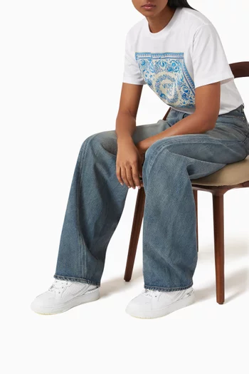 Greca Sneakers in Leather