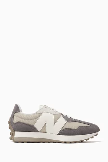 327 Logo Sneakers in Suede & Leather