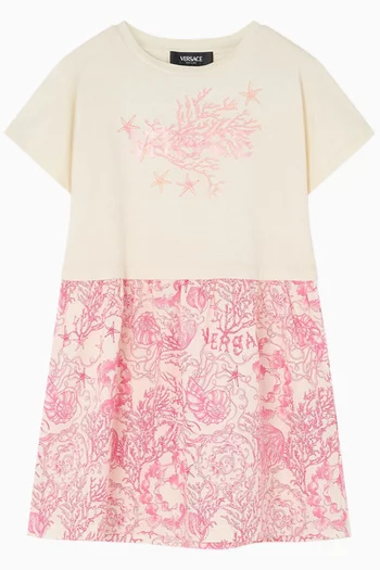 Underwater Barocco T-Shirt Dress