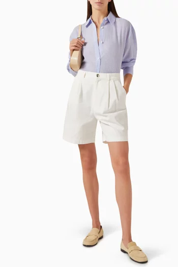 Plaza Striped Shirt in Cotton
