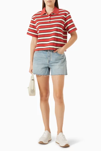 Low-waist Shorts in Denim