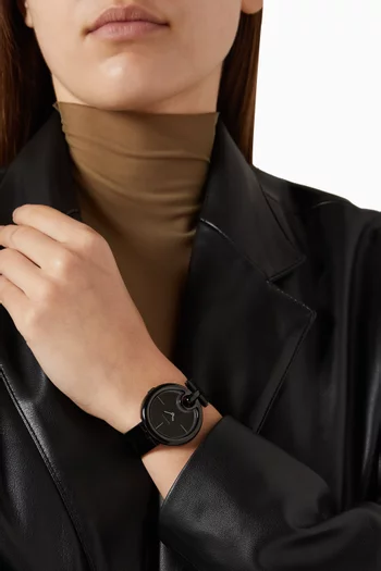 Pierced Quartz Watch, 36mm