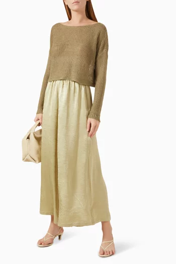 Bateau Sweater in Linen-knit