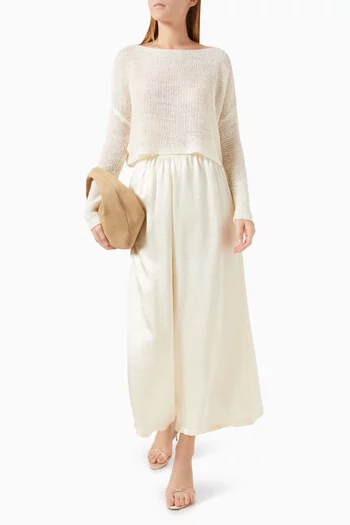 Bateau Sweater in Linen-knit