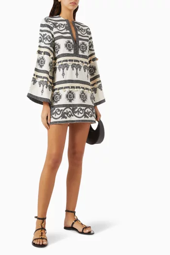 Temple Mini Dress in Cotton