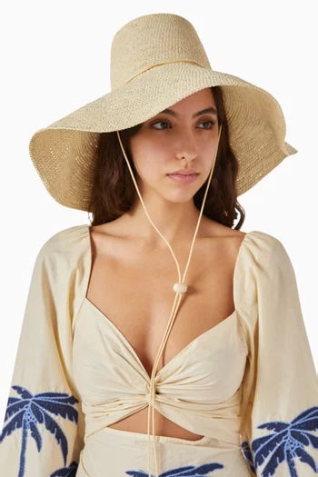 Symbols of Pride Bucket Hat in Toquilla Straw