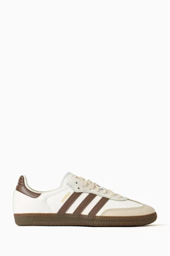 سنيكرز سامبا او جي أسفل الكاحل جلد