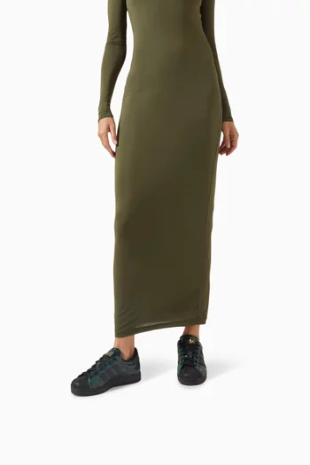 سنيكرز سوبر ستار II أسفل الكاحل جلد