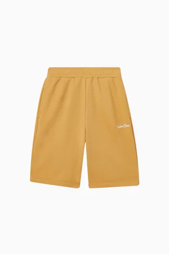 Embroidered Shorts in Cotton