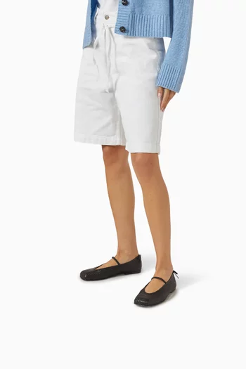 Bula Node Ballet Flats in Raffia