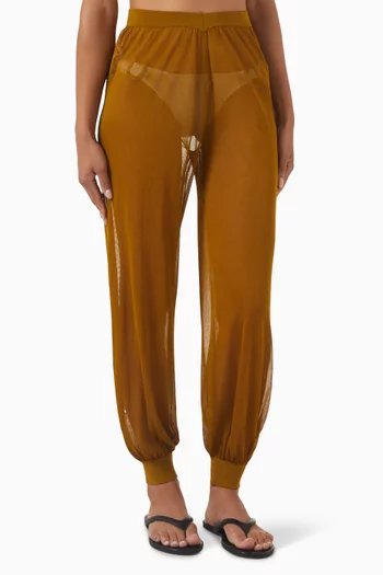 بنطال جوا نسيج شفاف