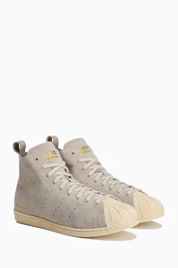 x Wales Bonner Superstar High-top Sneakers in Suede