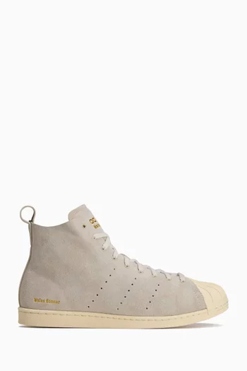 x Wales Bonner Superstar High-top Sneakers in Suede