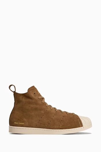 x Wales Bonner Superstar High-top Sneakers in Suede