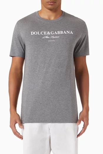 Logo T-shirt in Cotton