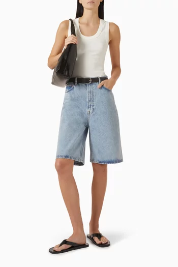 Scoopneck Tank Top in Cotton Blend