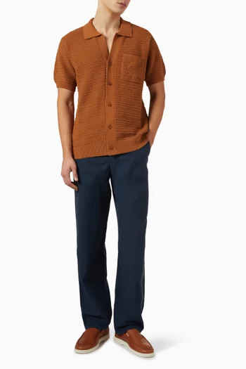 Mendes Pants in Linen-blend