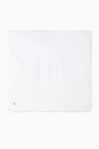 بطانية بشعار الماركة قطن