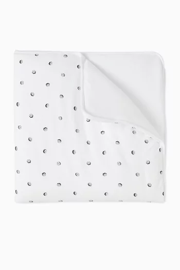 بطانية بشعار الماركة قطن