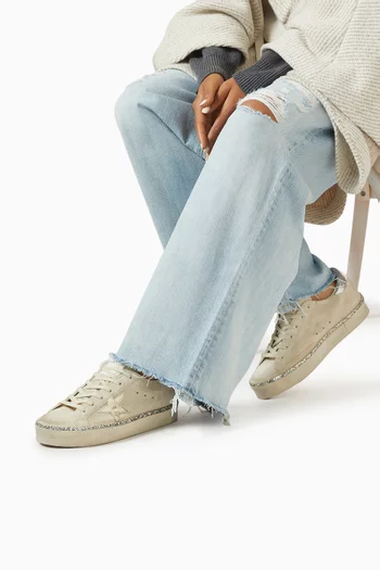 سنيكرز هاي ستار كلاسيك برقعة جلد وشمواه