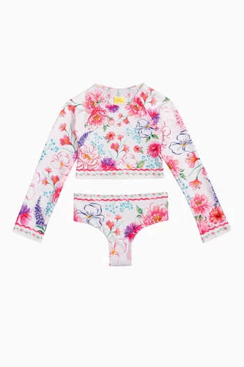 Rashguard Bikini Set