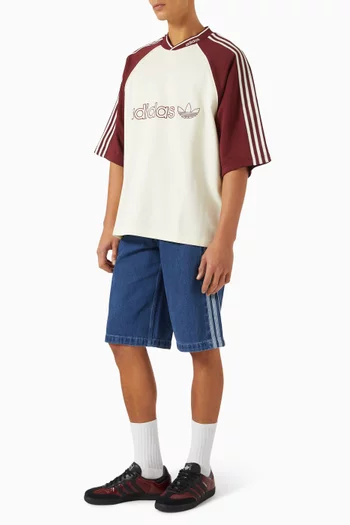 شورت أديكولور فاير بيرد دينم