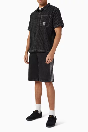 Wabash Loose Shirt in Denim