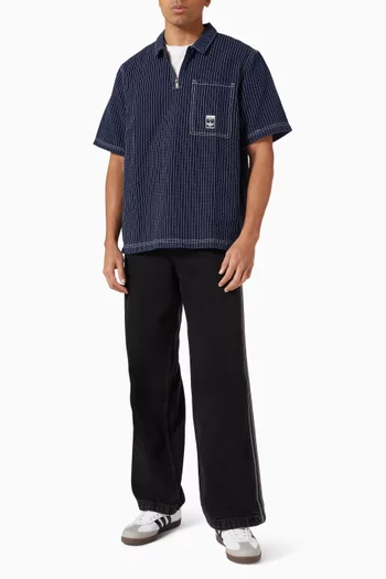 Wabash Loose Shirt in Denim