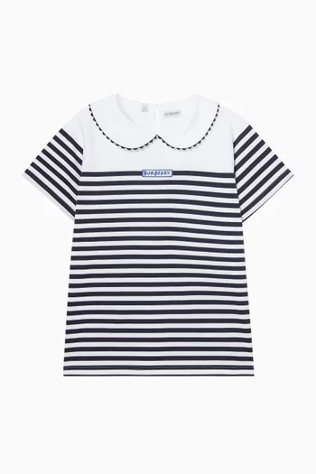 Striped T-shirt in Cotton