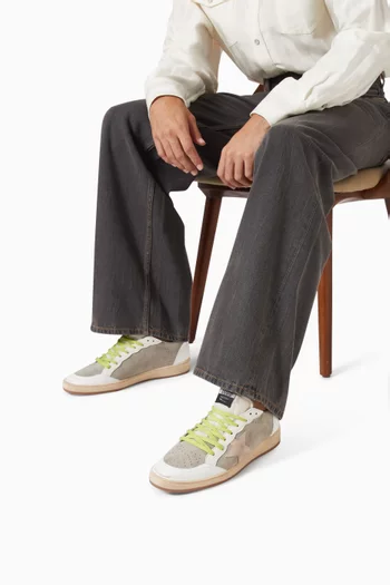 Ball Star Sneakers in Suede & Leather