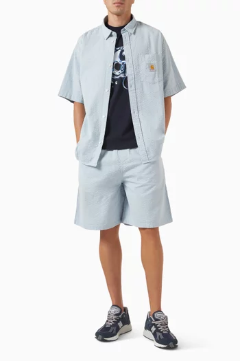 Toland Textured Shorts in Seersucker