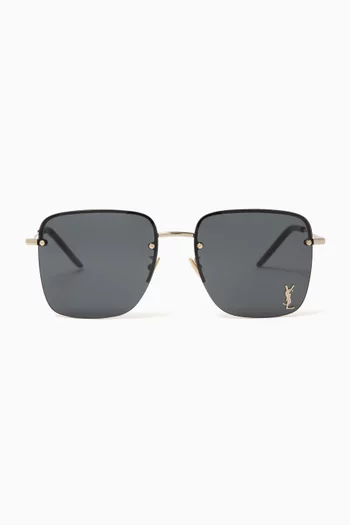 Square Sunglasses in Metal
