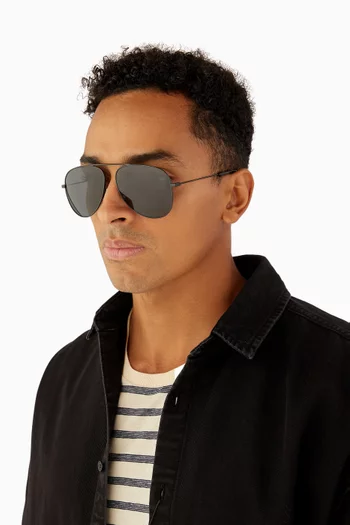 Aviator Sunglasses in Metal