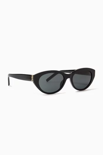 Oval Sunglasses in Acetate
