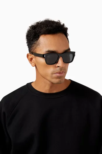 Rectangle Sunglasses in Acetate