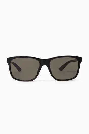 Rectangle Sunglasses in Acetate