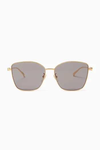 Butterfly Sunglasses in Metal