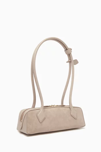 Small Le Teckel Shoulder Bag in Suede
