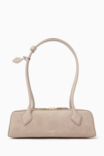 Small Le Teckel Shoulder Bag in Suede