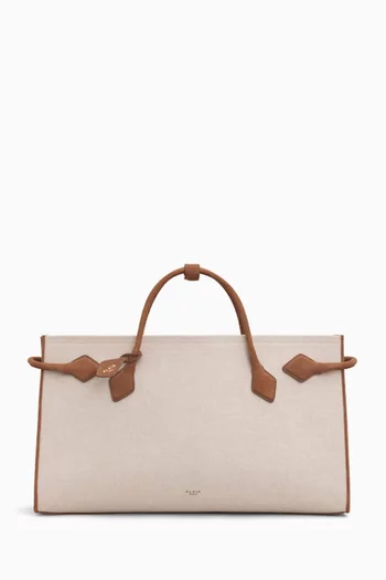 k*n様 新品未使用　ALAÏA　CANVAS TOTEBAG ALAÏA | Canvas Leather Hand Tote Bag | Women | Lane Crawford