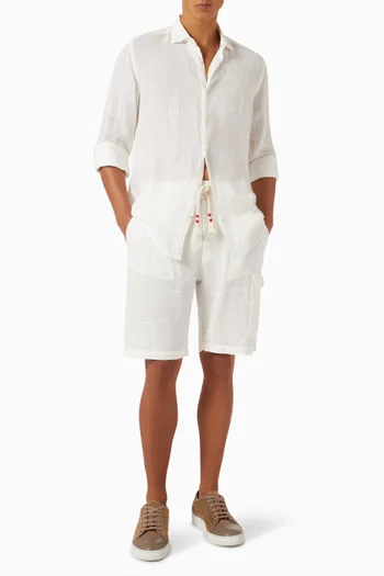 Marseille Bermuda Shorts in Linen
