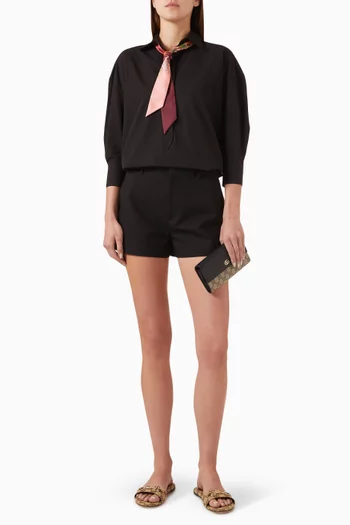 GG Marmont Bi-colour Wallet on Chain