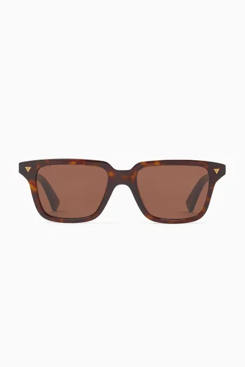 Square Sunglasses in Recycled Acetate