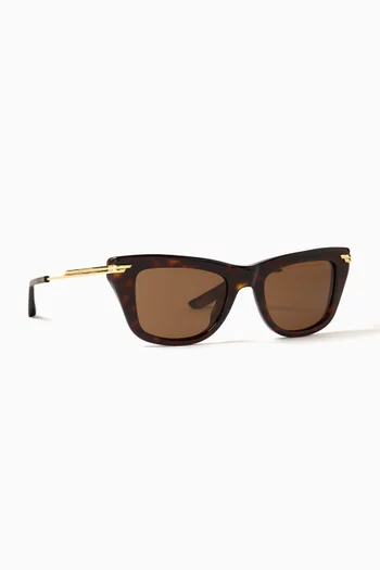 Square Sunglasses in Recycled Acetate