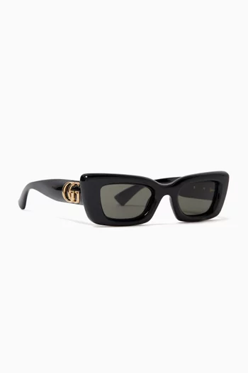 Cat-eye Sunglasses in Recycled Acetate