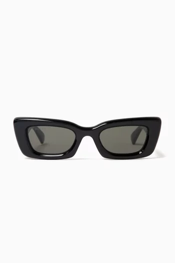 Cat-eye Sunglasses in Recycled Acetate