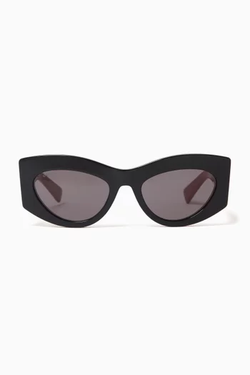 Cat-eye Sunglasses in Recycled Acetate