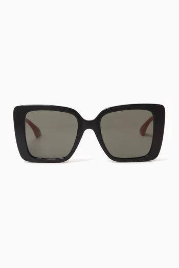 Square Sunglasses in Recycled Acetate
