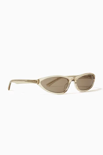 Oval Sunglasses in Acetate