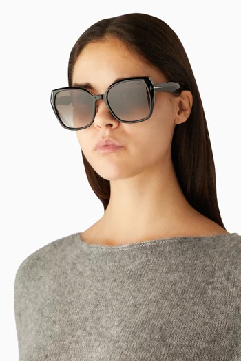 Plum Sunglasses in Acetate